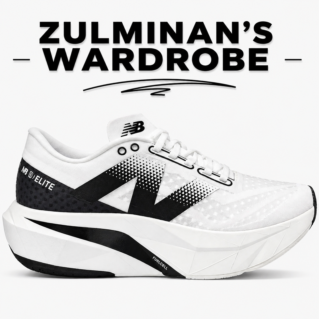 SC Elite SuperComp V4 White/Black Running Shoes