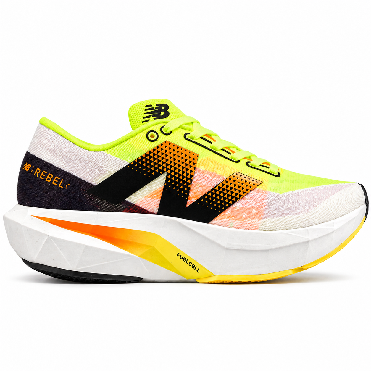 SC Elite SuperComp V4 White/Neon Green Running Shoes
